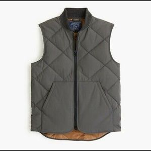 J Crew Nordic Vest- Sz Small- Gray